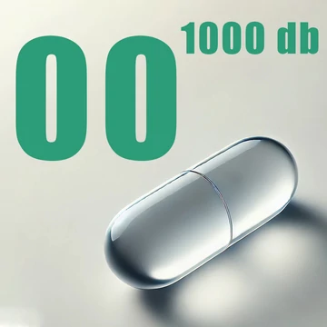 Zselatin kapszula &amp;quot;00&amp;quot; – áttetsző, 1000 db-os tétel