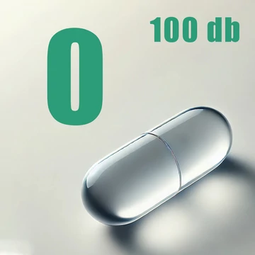 Üres zselatin kapszula &amp;quot;0&amp;quot; – áttetsző, 100 db-os csomagás