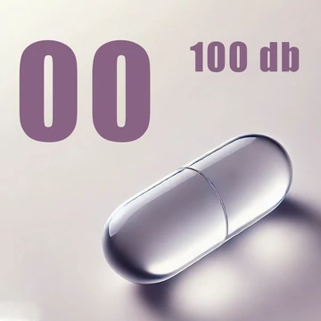 Kapszula Pullulán átlátszó "00" 100 db